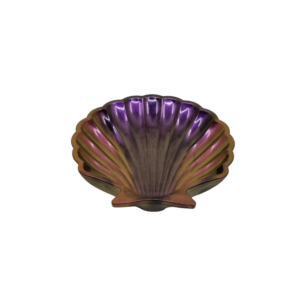 Purple & Gold Colour Shifting Clam Dish